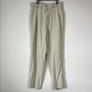 TOMMY BAHAMA Silk Khaki Pants Size 34